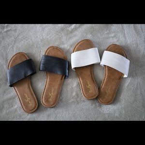 Kids Black and white Sandals